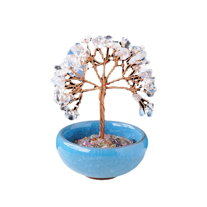 Wholesale of Natural Crystal Tree Ornaments